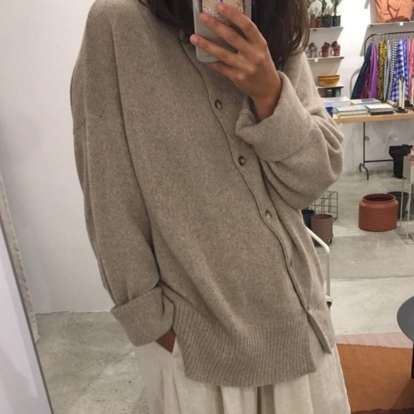 ~ISO~ Monica Cordera Crossed Front Cardigan (AW19) - Picture 3 of 6